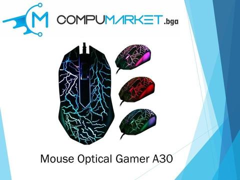 Mouse optical gamer A30 nuevo y facturado