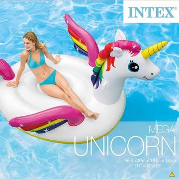 Flotador Inflable Intex 57281 Mega Unicornio Multicolor