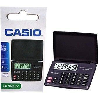 Calculadora Casio De Bolsillo 8 Digitos Lc160lvbk