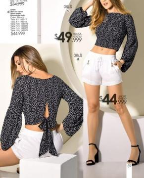 BLUSA REVISTA CARMEL TALLA M