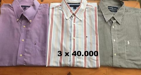 3 camisas de marca Talla: XL En muy buenas condiciones Buen Precio