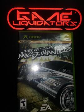 NEED FOR SPEED MOST WANTED XBOX CAJA NEGRA ANTIGUO