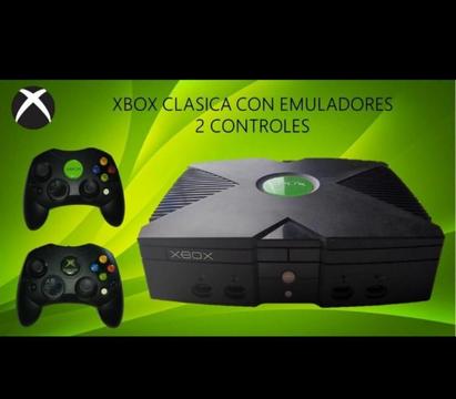 Xbox Clásica con 2Controles Y Emuladores