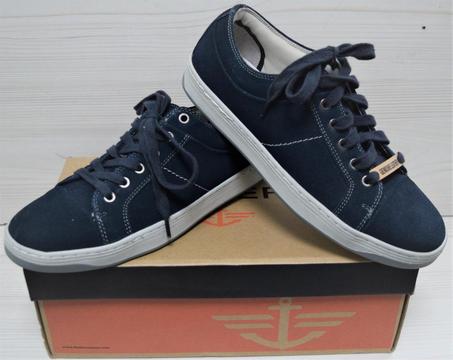 Zapatos Dockers Norwalk Oxford Sneaker Navy Suede 100% Cuero
