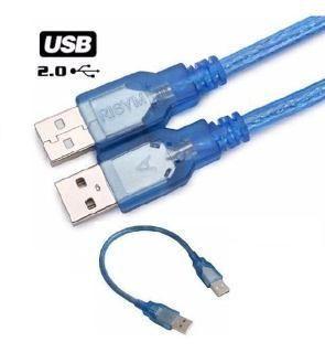 Cable USB 50 cm macho macho blindado