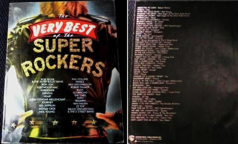 Toque lo Mejor del Rock, 53 canciones. Impreso en Estados Unidos. También tenemos tablaturas y otros libros