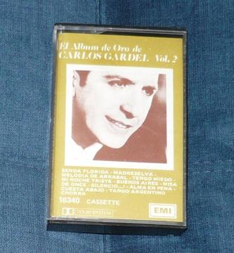 Carlos Gardel El Álbum De Oro Vol 2 Cassette 1981 Tango casete