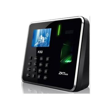 biometrico Control de acceso, tiempo y asistencia k50 zkteco 800 huellas, tarjetas y clave usb. Tienda exonica