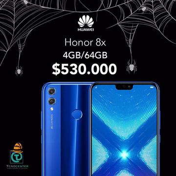 Honor 8x 64GB azul o negro, TIENDA FÍSICA, nuevo, homologado, sellado, factura de compra, calidad