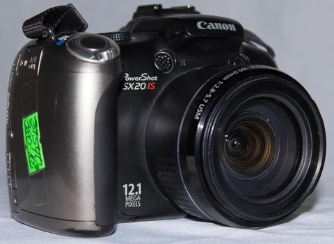 Cámara semiprofesional Canon SX20 IS 12 mpx