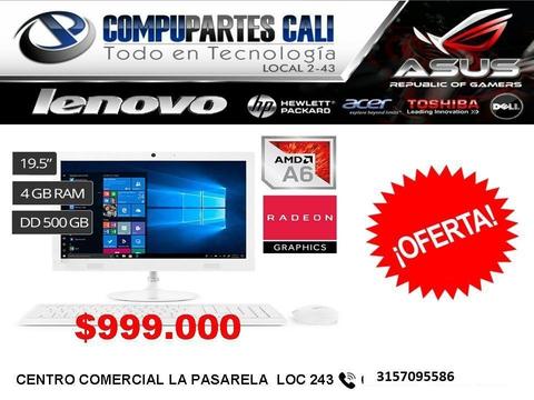 All In One Lenovo 330-20AST/ 1TB/ 4GB/ W10/ 19.5 Pulgadas NUEVO