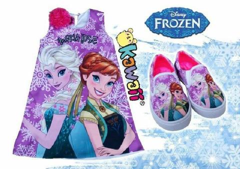 Batica Y Zapatos Personalizados Frozen