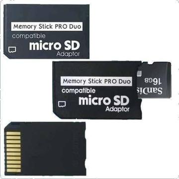 convertidor adaptador para psp de micro sd a Memory Stick 10000