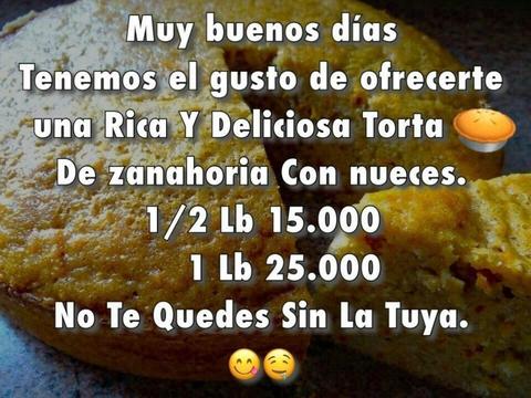 Tortas de Zanahoria Y Nueces