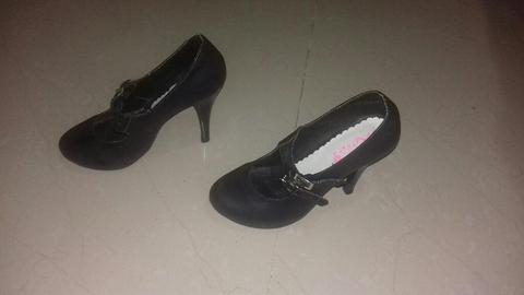 Tacones Negros Talla 36