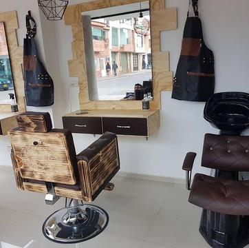 muebles de barberia