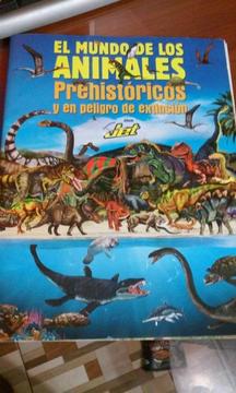ALBUM LLENO JET EL MUNDO DE LOS ANIMALES PREHISTORICOS