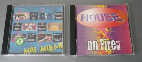 House on Fire 5 y Más Musi-K CDs, Haddaway, Dr. Alban, Twenty 4 Seven, DJ Bobo, House, Electrónica